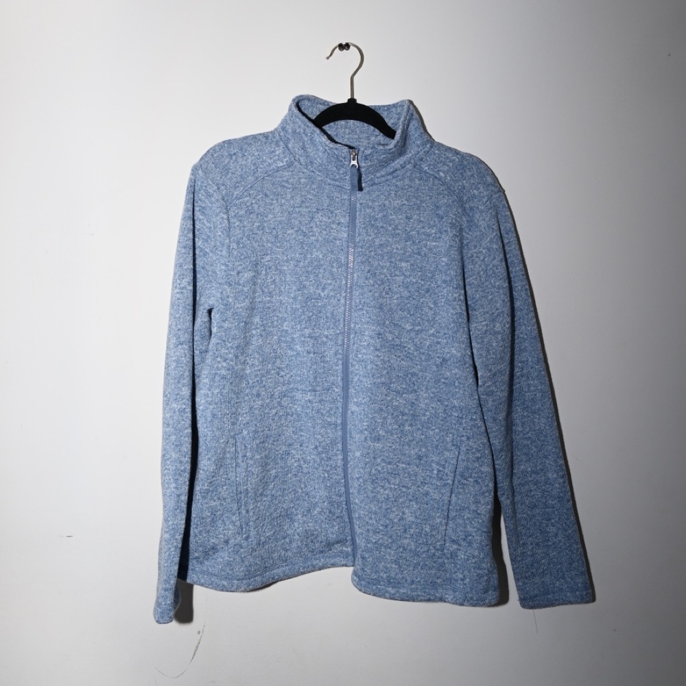 Fleece Full zip Mock